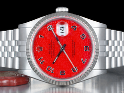 Rolex Datejust 36 Rosso Jubilee 16234 Ferrari Red Arabi